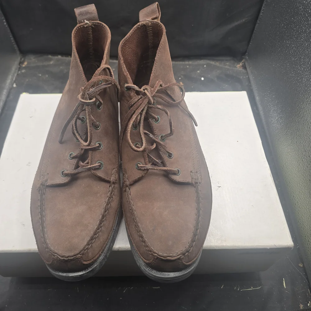Dexter Chukka Boots in Rich‎ Brown Lace Up Men Size 9.5
